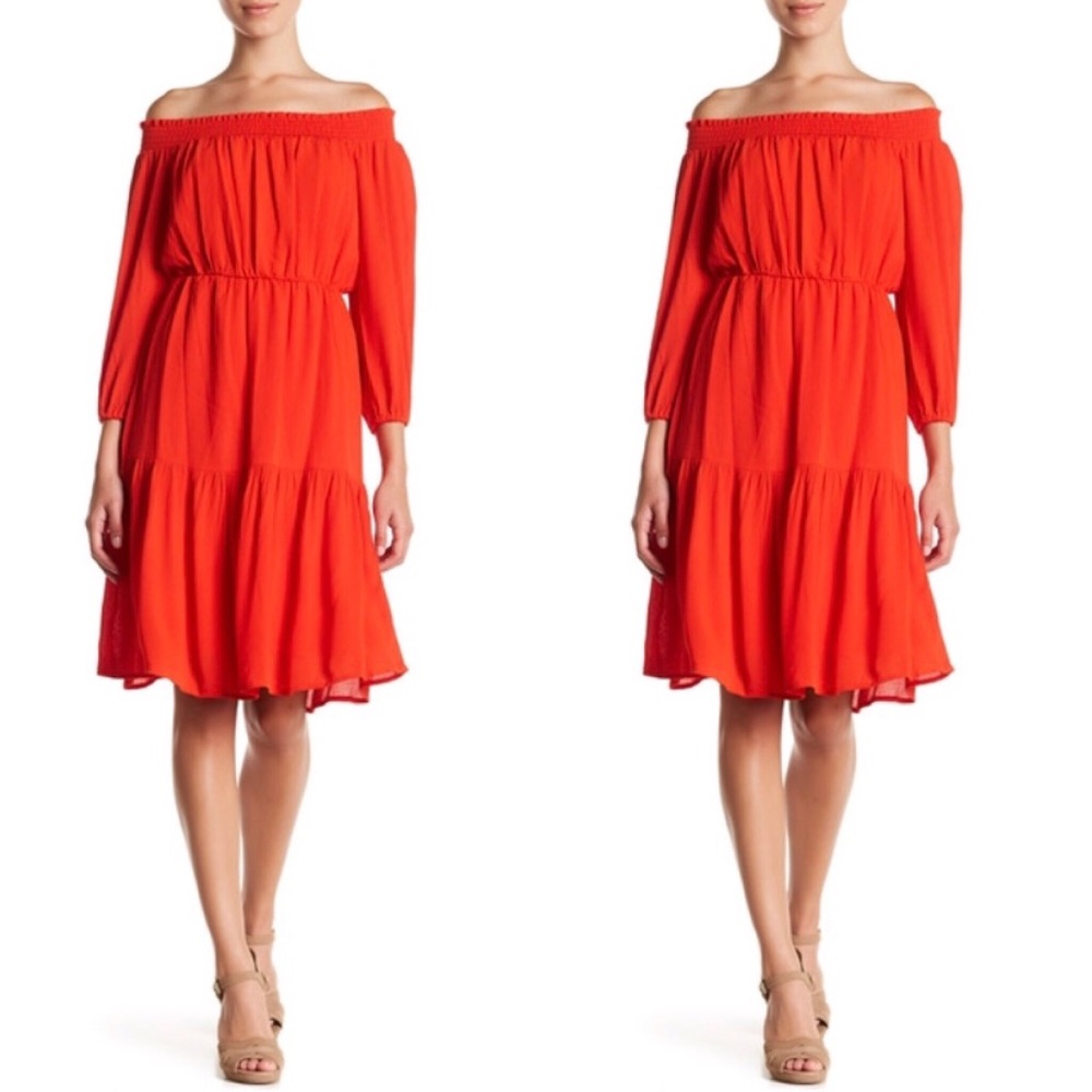 💥HP💥NWT Sharagano Mocked neck Dress